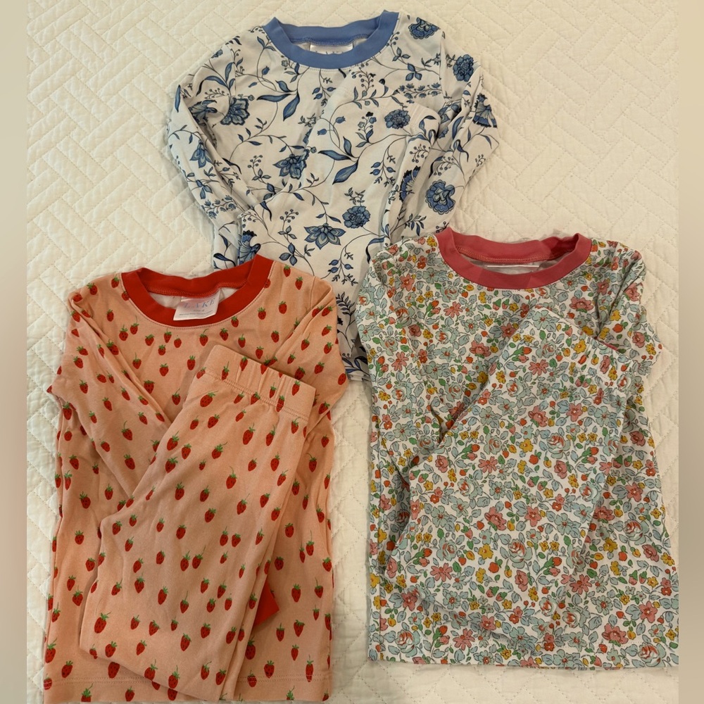Set of Three Lake PJs (Long-Sleeved) in size 4T